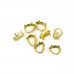DZ 3003 drop shape metal claw open Settings with 4 holes